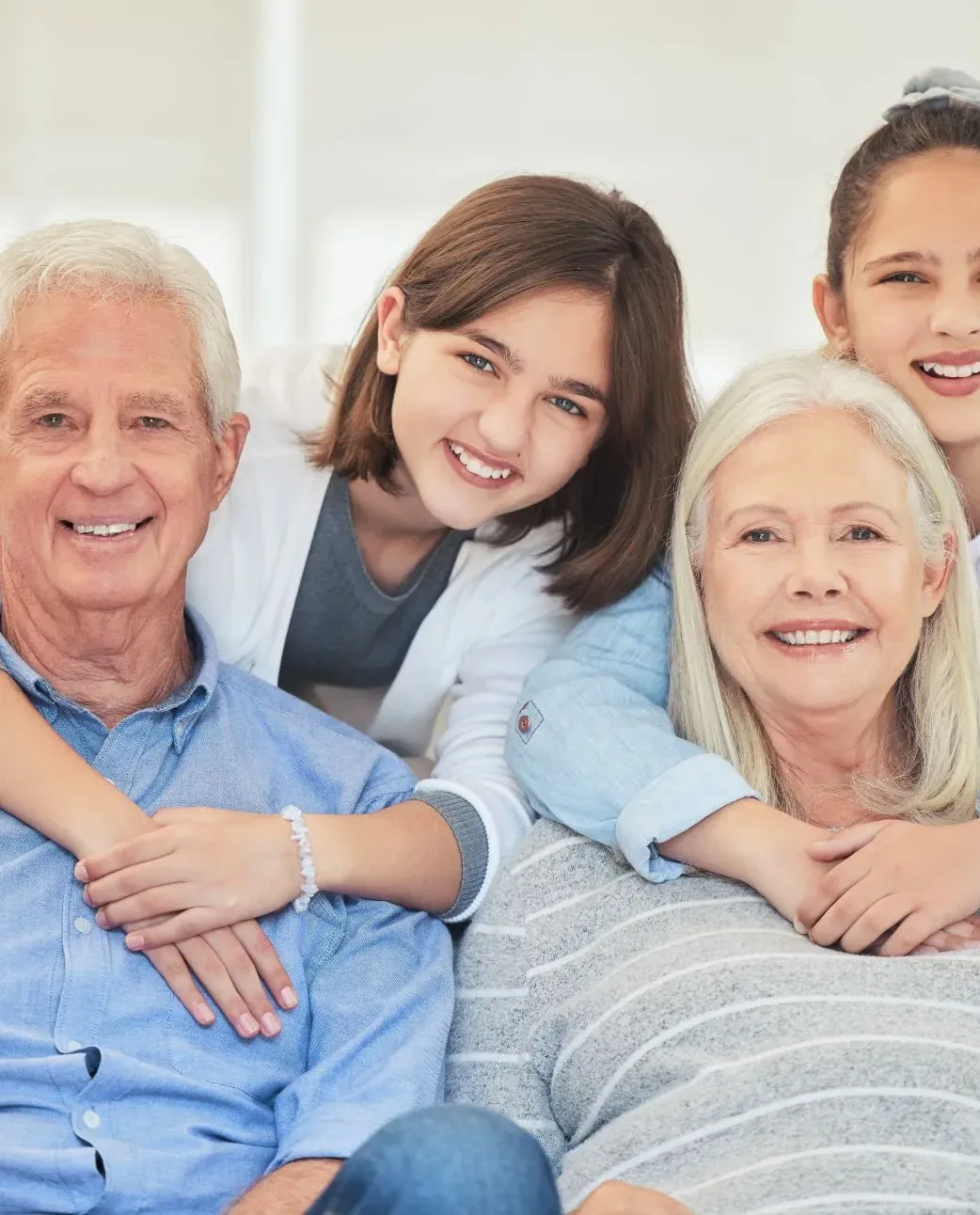 Three generations of a family together